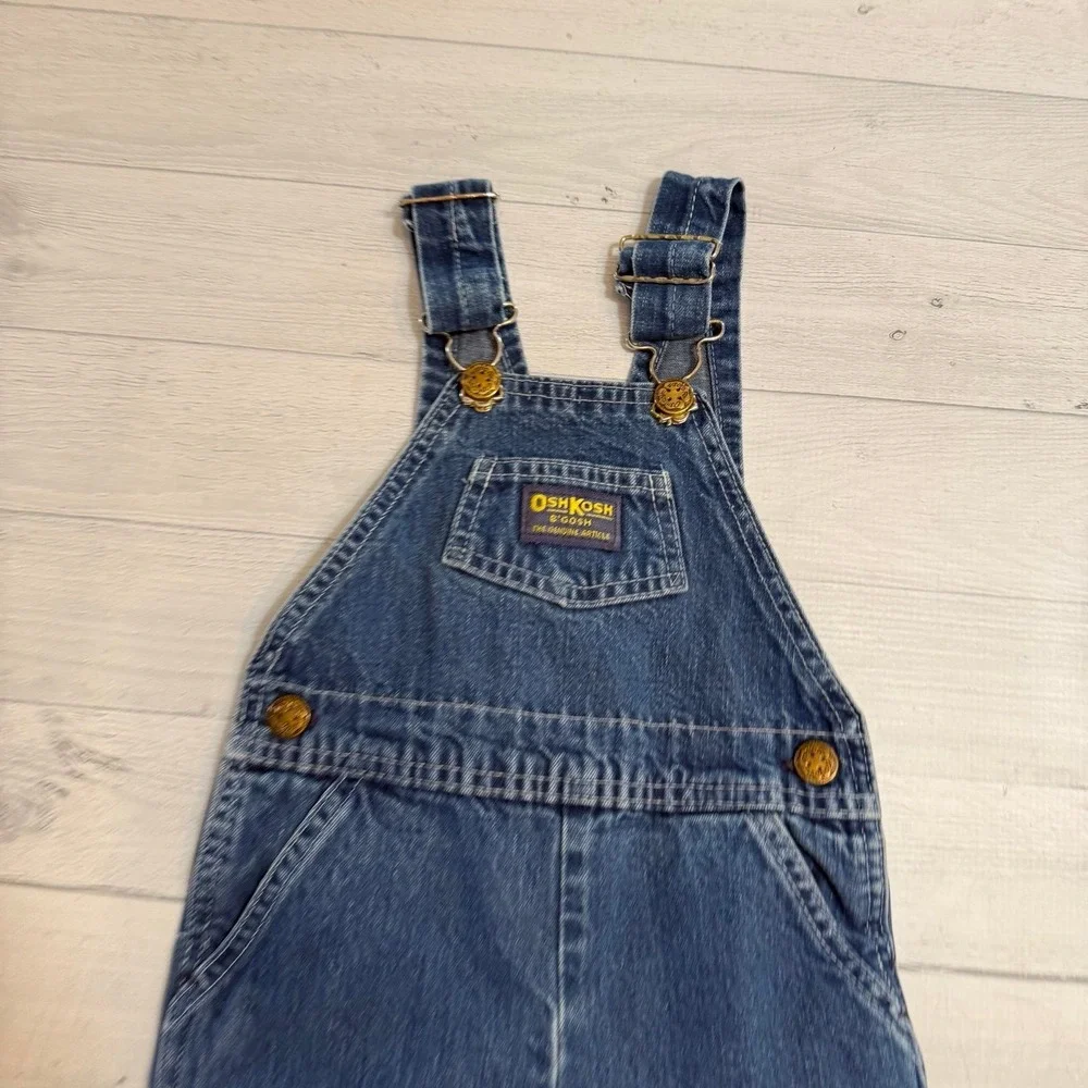 Vintage OshKosh B'Gosh kids‎ denim overalls 2T